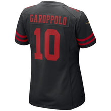 Load image into Gallery viewer, Jimmy Garoppolo San Francisco 49ers Women's Game Jersey – Black 2018/2019