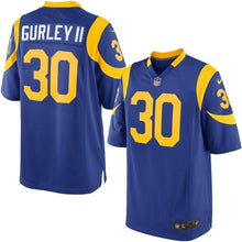 Load image into Gallery viewer, LOS ANGELES RAMS SUPER BOWL TODD GURLEY II NAVY JERSEY 2018 - 2019