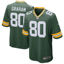 Load image into Gallery viewer, Jimmy Graham Green Bay Packers Game Jersey Green