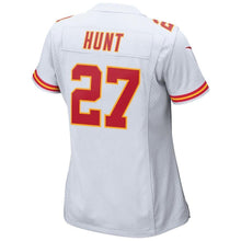 Load image into Gallery viewer, Kareem Hunt Kansas City Chiefs Women's Game Jersey - White