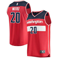 Load image into Gallery viewer, Jodie Meeks Washington Wizards Branded Youth Fast Break Player Jersey - Icon Edition - Red 2018/2019