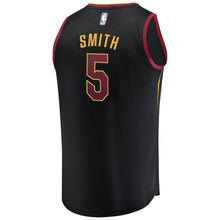 Load image into Gallery viewer, JR Smith Cleveland Cavaliers Branded Fast Break Jersey Black - Statement Edition