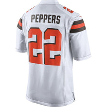 Load image into Gallery viewer, Jabrill Peppers Cleveland Browns Game Jersey - White 2018/2019