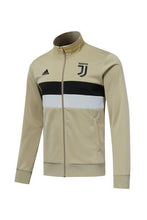 Load image into Gallery viewer, Juventus Beige 3-Stripe Tracksuit Training Jackets and Pants 2018-2019