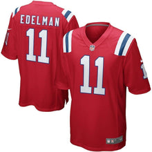 Load image into Gallery viewer, Julian Edelman New England Patriots Game Jersey - Red 2018/2019