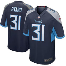 Load image into Gallery viewer, Kevin Byard Tennessee Titans New Game Jersey – Navy 2018/2019