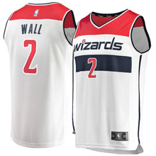 Load image into Gallery viewer, John Wall Washington Wizards Branded Youth Fast Break Jersey White - Association Edition 2018/2019