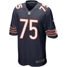 Load image into Gallery viewer, Kyle Long Chicago Bears Game Jersey - Navy Blue 2018/2019