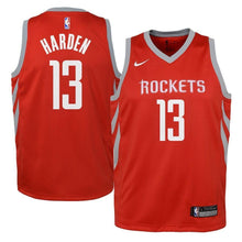 Load image into Gallery viewer, James Harden Houston Rockets Youth Jersey Red - Icon Edition 2018/2019