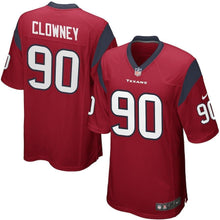 Load image into Gallery viewer, Jadeveon Clowney Houston Texans Alternate Game Jersey - Red