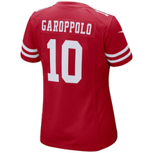 Load image into Gallery viewer, Jimmy Garoppolo San Francisco 49ers Women's Game Jersey – Scarlet 2018/2019
