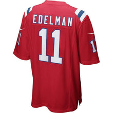 Load image into Gallery viewer, Julian Edelman New England Patriots Game Jersey - Red 2018/2019