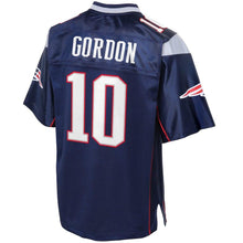 Load image into Gallery viewer, Josh Gordon New England Patriots NFL Youth Player Jersey – Navy 2018/2019 Super Bowl