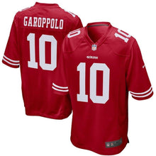 Load image into Gallery viewer, Jimmy Garoppolo San Francisco 49ers Youth Game Jersey – Scarlet 2018/2019