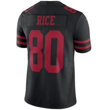 Load image into Gallery viewer, Jerry Rice San Francisco 49ers Retired Player Vapor Untouchable Limited Throwback Jersey - Black 2018/2019