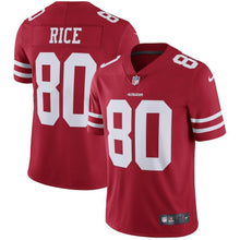 Load image into Gallery viewer, Jerry Rice San Francisco 49ers Retired Player Vapor Untouchable Limited Throwback Jersey - Scarlet 2018/2019