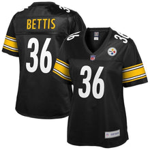 Load image into Gallery viewer, Jerome Bettis Pittsburgh Steelers Pro Line Women's Retired Player Jersey – Black 2018/2019