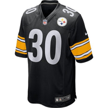 Load image into Gallery viewer, James Conner Pittsburgh Steelers Game Jersey - Black 2018/2019