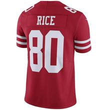 Load image into Gallery viewer, Jerry Rice San Francisco 49ers Retired Player Vapor Untouchable Limited Throwback Jersey - Scarlet 2018/2019