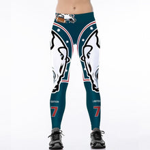 Load image into Gallery viewer, LOS ANGELES RAMS SUPER BOWL SLIM FITNESS 3D PRINTING LEGGINGS
