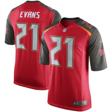 Load image into Gallery viewer, Justin Evans Tampa Bay Buccaneers Player Game Jersey – Red 2018/2019