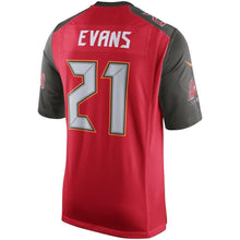 Load image into Gallery viewer, Justin Evans Tampa Bay Buccaneers Player Game Jersey – Red 2018/2019