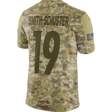 Load image into Gallery viewer, JuJu Smith-Schuster Pittsburgh Steelers Salute to Service Limited Jersey – Camo 2018/2019