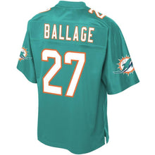 Load image into Gallery viewer, Kalen Ballage Miami Dolphins Pro Line Player Jersey – Aqua 2018/2019