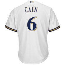 Load image into Gallery viewer, Lorenzo Cain Milwaukee Brewers Baseball Player Jersey