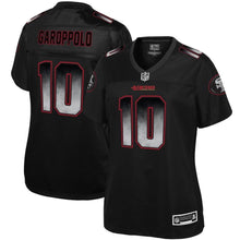Load image into Gallery viewer, Jimmy Garoppolo San Francisco 49ers Pro Line Women's Pro Line Smoke Fashion Jersey - Black 2018/2019