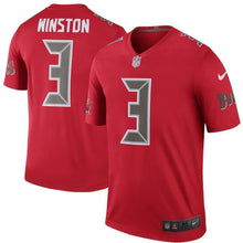 Load image into Gallery viewer, Jameis Winston Tampa Bay Buccaneers Color Rush Legend Jersey - Red 2018/2019