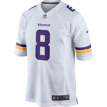 Load image into Gallery viewer, Kirk Cousins Minnesota Vikings Game Jersey – White 2018/2019