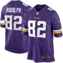 Load image into Gallery viewer, Kyle Rudolph Minnesota Vikings Game Jersey - Purple 2018/2019