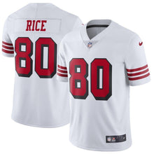 Load image into Gallery viewer, Jerry Rice San Francisco 49ers Color Rush Vapor Untouchable Limited Retired Player Jersey – White 2018/2019