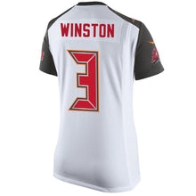 Load image into Gallery viewer, Jameis Winston Tampa Bay Buccaneers Women's 2015 Game Jersey - White 2018/2019