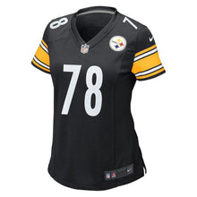 Load image into Gallery viewer, Alejandro Villanueva Pittsburgh Steelers Women&#39;s Game Jersey – Black 2018/2019