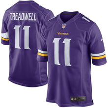 Load image into Gallery viewer, Laquon Treadwell Minnesota Vikings Game Jersey - Purple 2018/2019