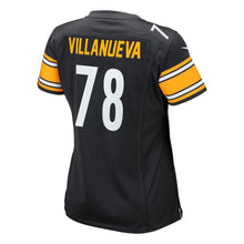 Load image into Gallery viewer, Alejandro Villanueva Pittsburgh Steelers Women&#39;s Game Jersey – Black 2018/2019