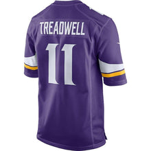 Load image into Gallery viewer, Laquon Treadwell Minnesota Vikings Game Jersey - Purple 2018/2019