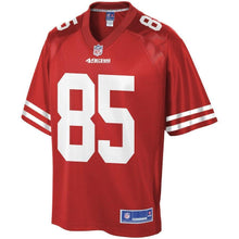 Load image into Gallery viewer, George Kittle San Francisco 49ers Pro Line Team Player Jersey – Scarlet 2018/2019
