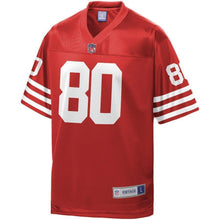 Load image into Gallery viewer, Jerry Rice San Francisco 49ers Pro Line Retired Player Jersey – Red 2018/2019