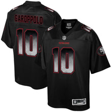Load image into Gallery viewer, Jimmy Garoppolo San Francisco 49ers Pro Line Smoke Fashion Jersey – Black 2018/2019