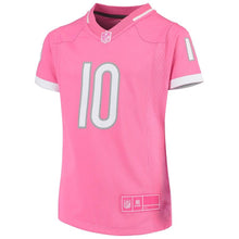 Load image into Gallery viewer, Girls Youth Mitchell Trubisky Pink Chicago Bears Fashion Bubble Gum Jersey