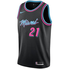 Load image into Gallery viewer, Hassan Whiteside Miami Heat Black Swingman City Edition Jersey 2018 - 2019
