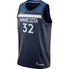 Load image into Gallery viewer, Karl-Anthony Towns Minnesota Timberwolves Navy Swingman Jersey 2018 - 2019