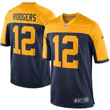 Load image into Gallery viewer, Green Bay Packers Aaron Rodgers Navy Jersey 2018 - 2019