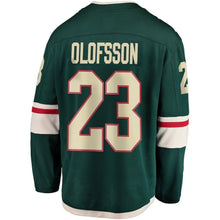 Load image into Gallery viewer, Gustav Olofsson Minnesota Wild Player Swingman Jersey