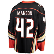 Load image into Gallery viewer, Josh Manson Anaheim Ducks Player Swingman Jersey