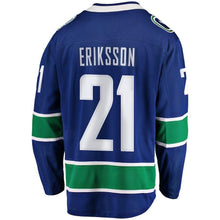Load image into Gallery viewer, Loui Eriksson Vancouver Canucks Player Swingman Jersey