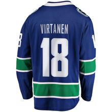 Load image into Gallery viewer, Jake Virtanen Vancouver Canucks Player Swingman Jersey